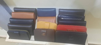 Pure leather lady wallets