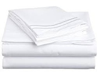 White cotton Bedsheets  Pair