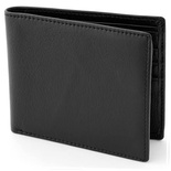 Leather wallet black