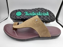 Clock design Timberland leather brown sanddles